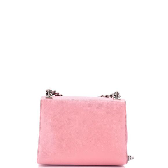 Prada Monochrome Shoulder Bag Saffiano Leather Small Pink - Picture 3 of 6